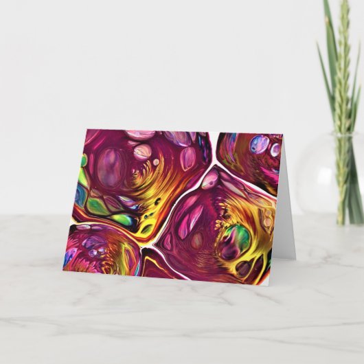 Abstracte kleurenstudie 219, kaart (Voorkant)