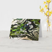 Abstracte kleurenstudie 21, kaart (Gele Bloem)