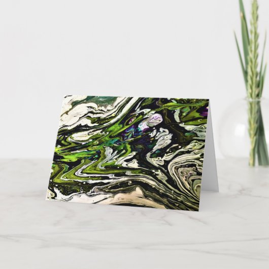 Abstracte kleurenstudie 21, kaart (Voorkant)