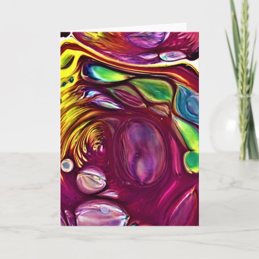 Abstracte kleurenstudie 220, kaart (Voorkant)