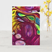 Abstracte kleurenstudie 220, kaart (Gele Bloem)