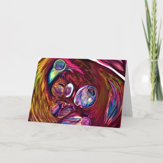 Abstracte kleurenstudie 221, kaart (Voorkant)