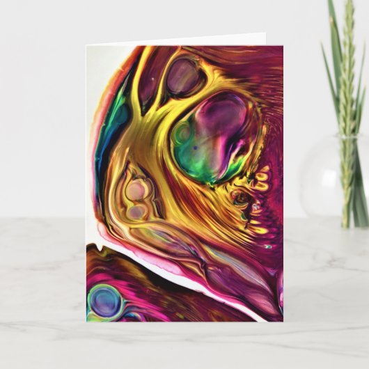 Abstracte kleurenstudie 222, kaart (Voorkant)