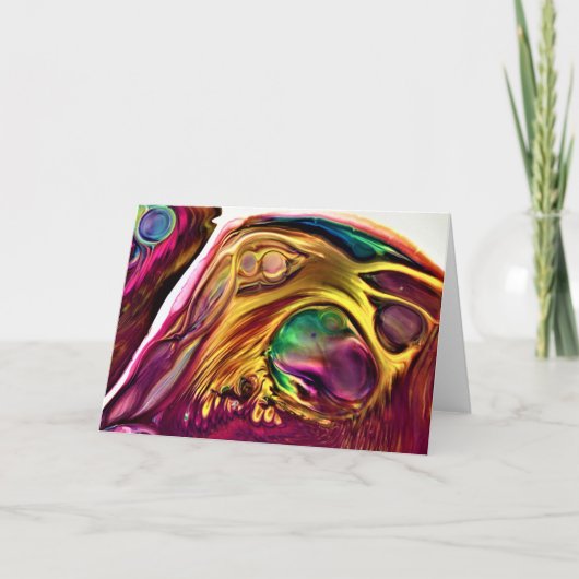 Abstracte kleurenstudie 222, kaart (Voorkant)