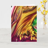 Abstracte kleurenstudie 223, kaart (Gele Bloem)