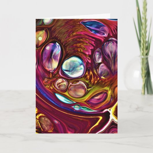 Abstracte kleurenstudie 224, kaart (Voorkant)