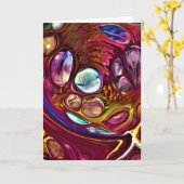 Abstracte kleurenstudie 224, kaart (Gele Bloem)