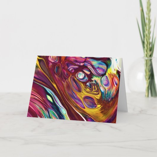 Abstracte kleurenstudie 225, kaart (Voorkant)