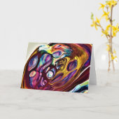 Abstracte kleurenstudie 226, kaart (Gele Bloem)