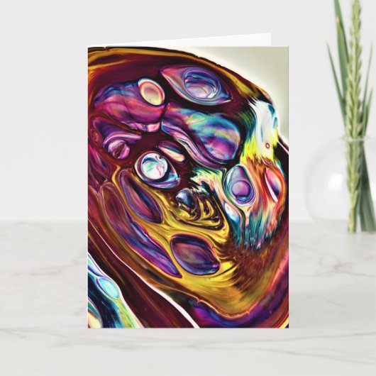 Abstracte kleurenstudie 226, kaart (Voorkant)