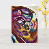 Abstracte kleurenstudie 226, kaart (Gele Bloem)