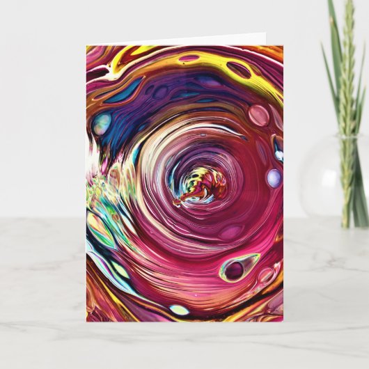 Abstracte kleurenstudie 227, kaart (Voorkant)