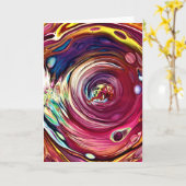 Abstracte kleurenstudie 227, kaart (Gele Bloem)