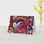 Abstracte kleurenstudie 228, kaart (Gele Bloem)