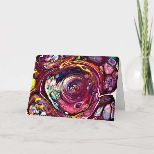 Abstracte kleurenstudie 228, kaart (Voorkant)