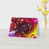 Abstracte kleurenstudie 229, kaart (Gele Bloem)