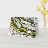 Abstracte kleurenstudie 22, kaart (Gele Bloem)