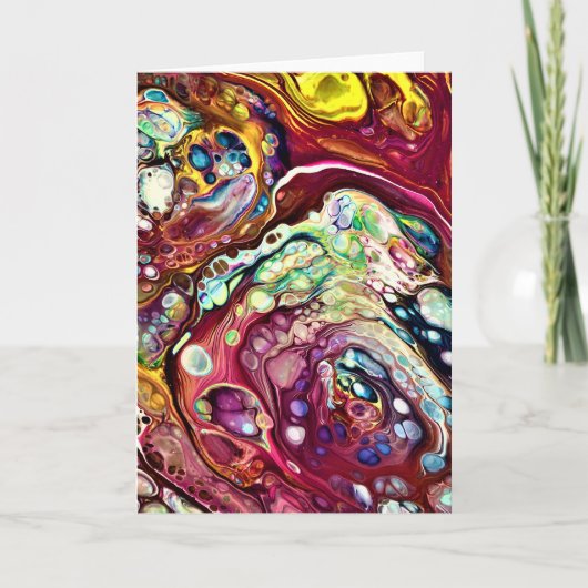 Abstracte kleurenstudie 230, kaart (Voorkant)