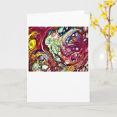 Abstracte kleurenstudie 230, Kaart (Gele Bloem)