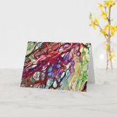 Abstracte kleurenstudie 231, kaart (Gele Bloem)