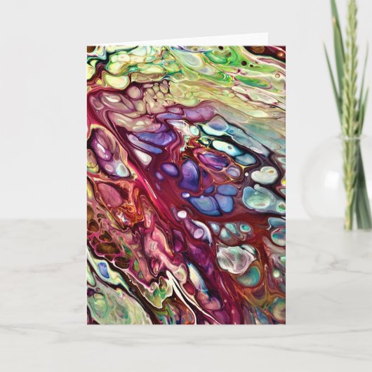 Abstracte kleurenstudie 231, kaart (Voorkant)