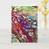 Abstracte kleurenstudie 231, kaart (Gele Bloem)