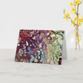 Abstracte kleurenstudie 232, kaart (Gele Bloem)