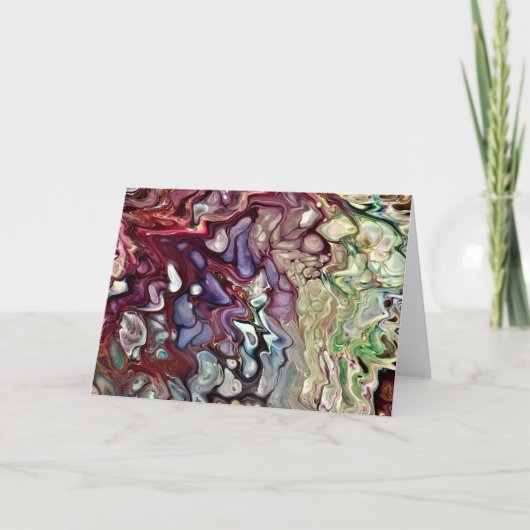 Abstracte kleurenstudie 232, kaart (Voorkant)