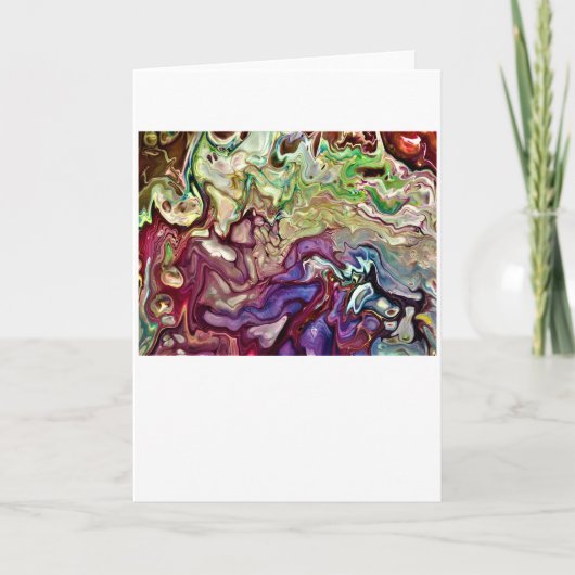 Abstracte kleurenstudie 233, kaart (Voorkant)