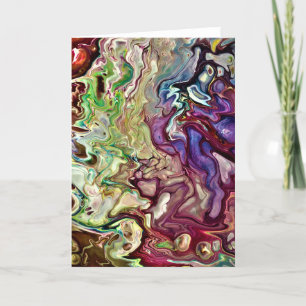 Abstracte kleurenstudie 233, kaart