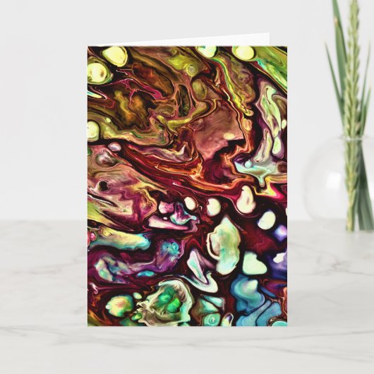 Abstracte kleurenstudie 234, kaart (Voorkant)