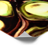 Abstracte kleurenstudie 234, poster (Hoek)