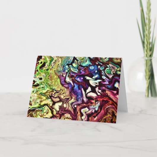 Abstracte kleurenstudie 235, kaart (Voorkant)