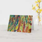 Abstracte kleurenstudie 236, kaart (Gele Bloem)