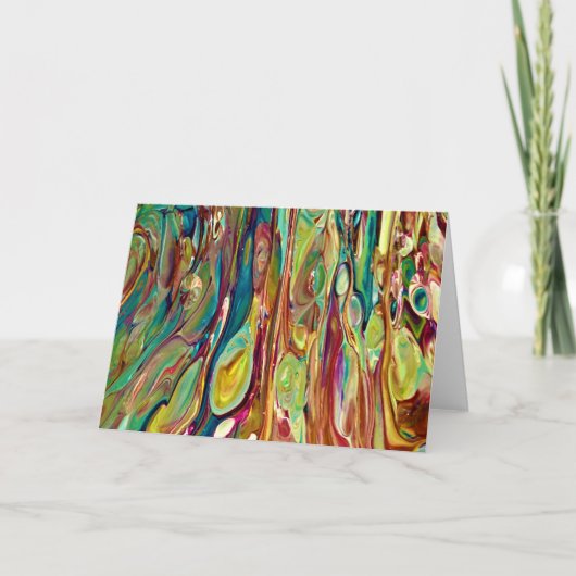 Abstracte kleurenstudie 236, kaart (Voorkant)