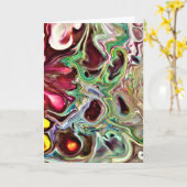 Abstracte kleurenstudie 237, kaart (Gele Bloem)