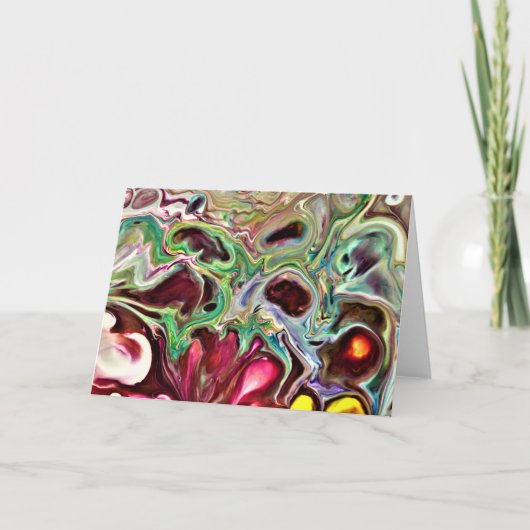 Abstracte kleurenstudie 237, kaart (Voorkant)