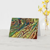 Abstracte kleurenstudie 238, kaart (Gele Bloem)