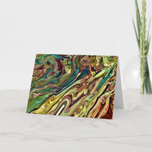 Abstracte kleurenstudie 238, kaart (Voorkant)