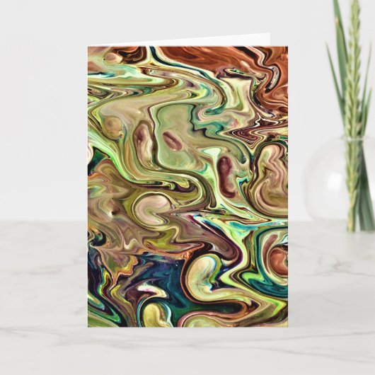 Abstracte kleurenstudie 239, kaart (Voorkant)