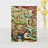 Abstracte kleurenstudie 239, kaart (Gele Bloem)