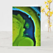 Abstracte kleurenstudie 240, kaart (Gele Bloem)