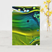 Abstracte kleurenstudie 242, kaart (Gele Bloem)