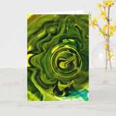 Abstracte kleurenstudie 243, kaart (Gele Bloem)