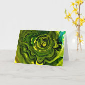 Abstracte kleurenstudie 243, kaart (Gele Bloem)