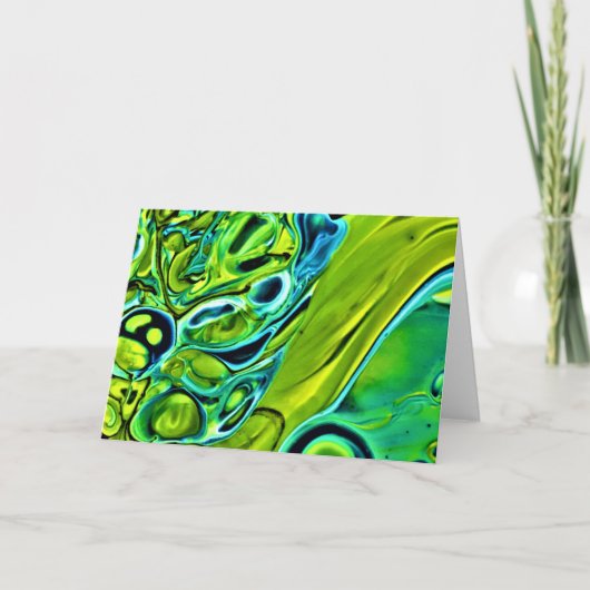 Abstracte kleurenstudie 244, kaart (Voorkant)