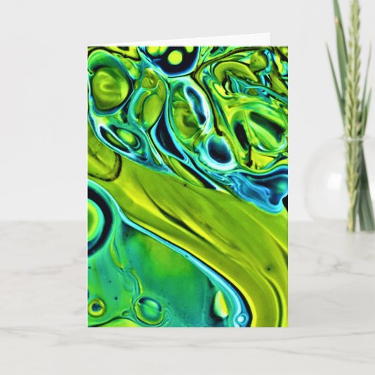 Abstracte kleurenstudie 244, kaart (Voorkant)