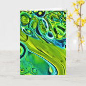 Abstracte kleurenstudie 244, kaart (Gele Bloem)