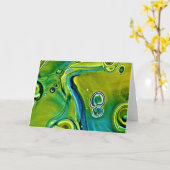 Abstracte kleurenstudie 247, kaart (Gele Bloem)