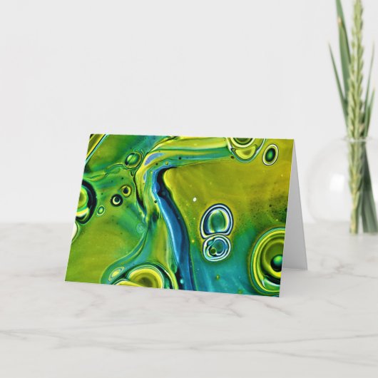 Abstracte kleurenstudie 247, kaart (Voorkant)